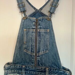 Levi’s RARE Zipped Bib Denim Overall Jumpsuit Size 26